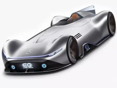 Mercedes-Benz Vision EQ Silver Arrow Concept 2018  3D model
