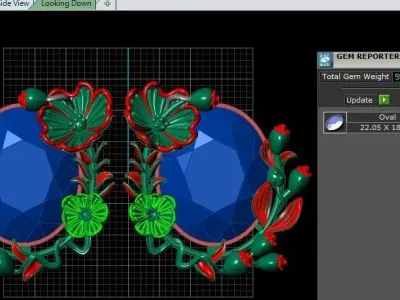 Earring 3D print model buy