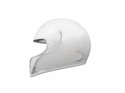 Motorcycle helmet f1 Free 3D model