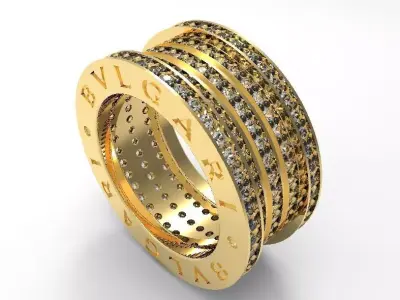 Bulgari Ring 3D print model