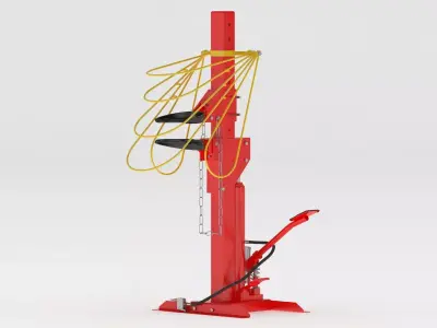 Garage Coil Spring Compressor Restraint System 3D model