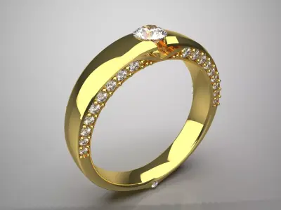 jewelry ring jr00172 3D print model