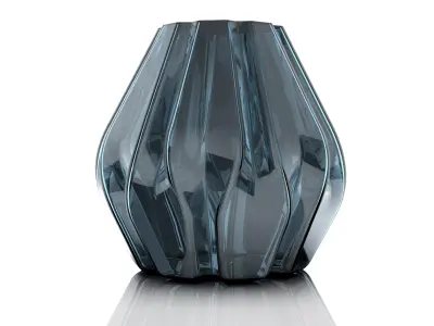 vase-z crystal vase 3D print model