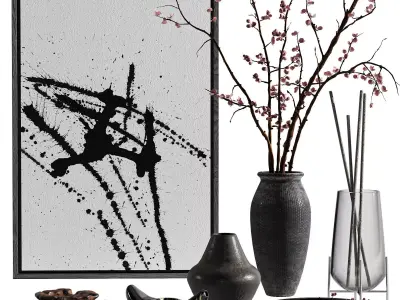 Decorative set 07 3D model get