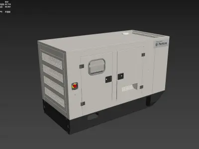 transformer substation 3D model
