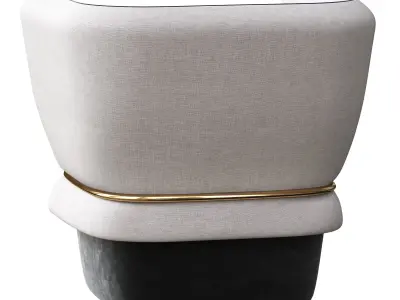 The Chemise Armchair 3D model