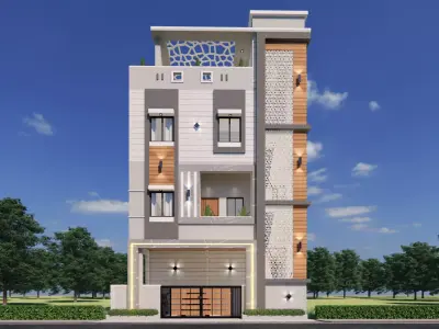 Architecture Moderen Home Concpet 3D model buy