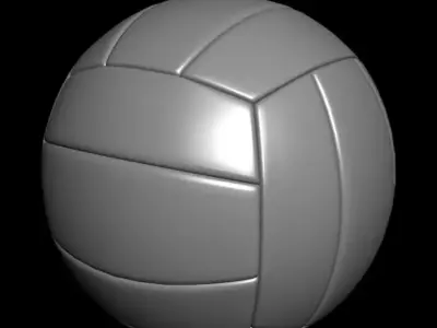 volleyball ball Free 3D model shop