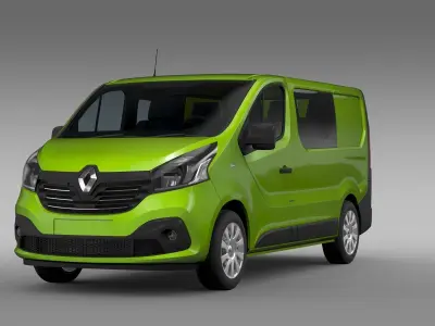 Renault Trafic Combi 2017 3D model