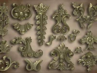 Ornamental Vol 03 3D model