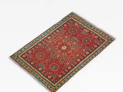 Carpet 4 oriental rug 3D model