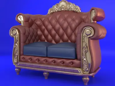 sofa classic 3D model