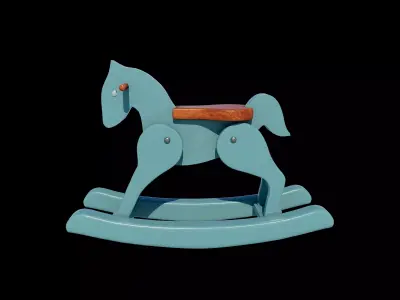  Rocking Horse  3D model