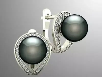 Earrings 44 3D print model