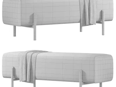 Former In Italia Bench By Brera 3D model