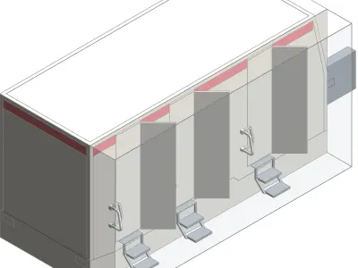 Construction Trailer-02 3D model