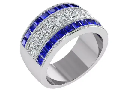 Diamond Band 4232 3D print model