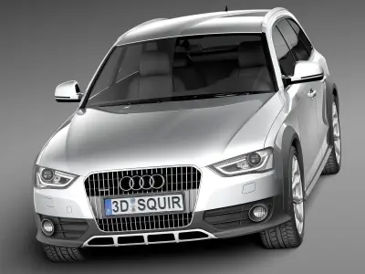 Audi A4 Allroad Quattro 2013 3D model