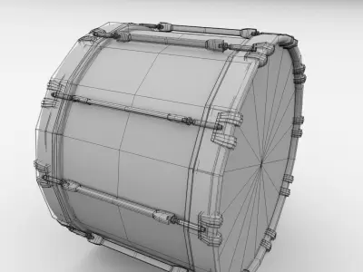 Bass Drum 3D model