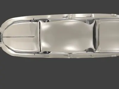 MK II Jaguar Car Low-poly 3D model