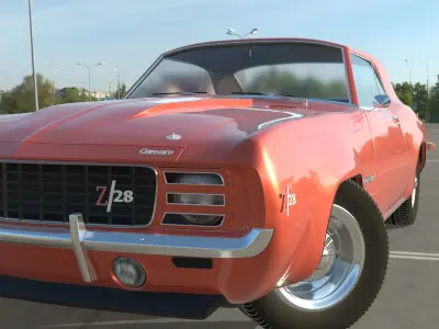 Chevrolet Camaro 1969 3D model