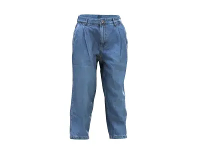 Jeans 136 - All MH Bodies - UE5 Skeletons - Rigged Low-poly 3D model