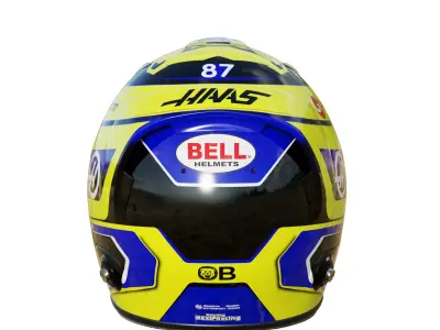 F1 Oliver Bearman Helmet 2025 3D model