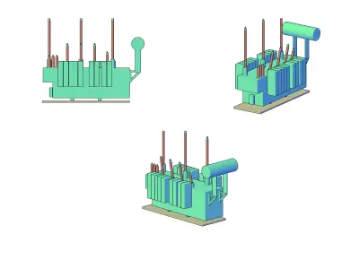 Power Transformer  3D print model