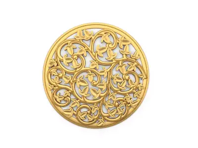 Classic decor ornament 76  3D print model