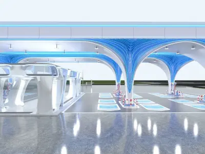 Gas Station 2 3D model