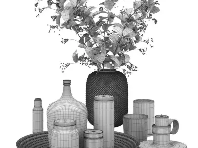 Table Decor 3D model