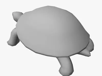 Low Poly Turtle Low-poly 3D model purchase