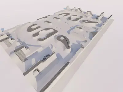 Skatepark-Skate Park PACK 3D model