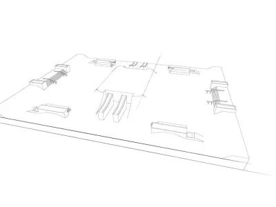 Skatepark-Skate Park PACK 3D model