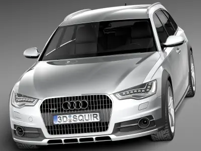 Audi A6 Allroad Quattro 2013 3D model