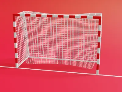 Handball-Futsal Goalpost  3D model