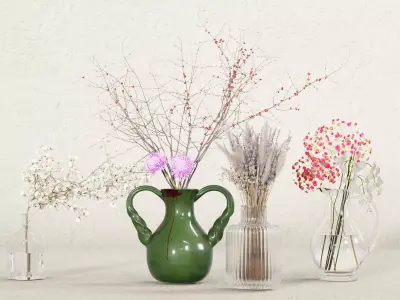 Flower bouquets 09 3D model