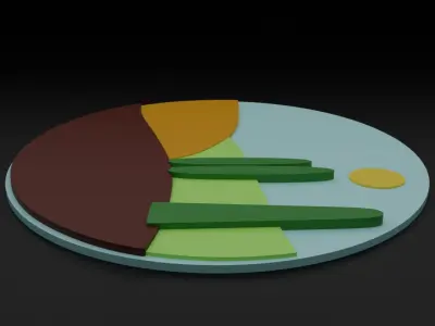 mountain logo 2D model for 3D print 3D print model
