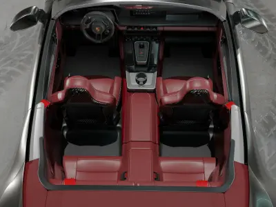 Porsche 992 3D model