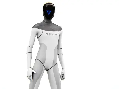 TESLA ROBOT  Rigged for Unreal Engine - Unity - MIXAMO  3D model