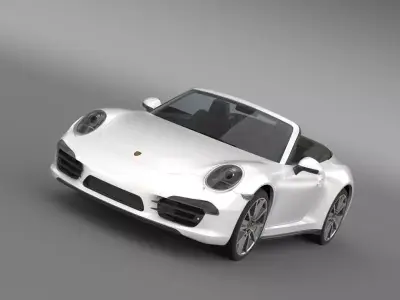 Porsche 911 Carerra s Cabrio 2013 3D model