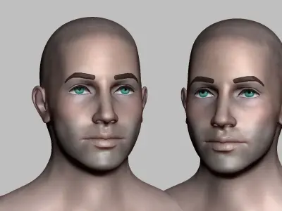 Human Character Low-poly 3D model