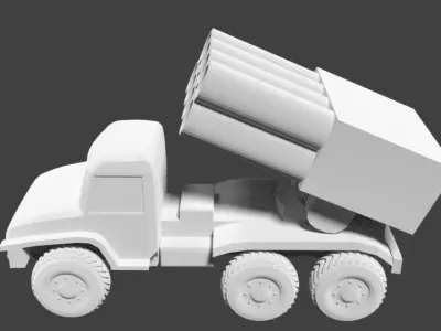BM-21 Grad Pen Holder Free 3D print model