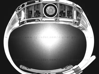 Richard Mille RM 56-02 Sapphire Watch 3D model