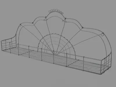 Zia Accent Shelf 3D model