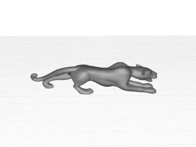 Mosaic glass Tacoma Panther  3D model