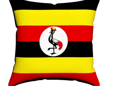 World countries flags Pillows 3D Model Collection