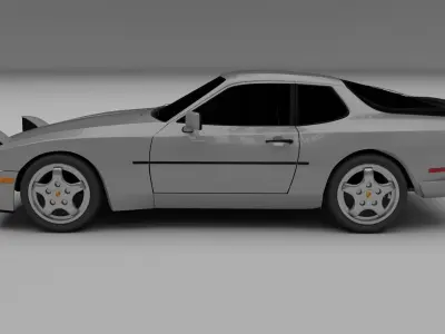 Porsche 944 Turbo S 3D model