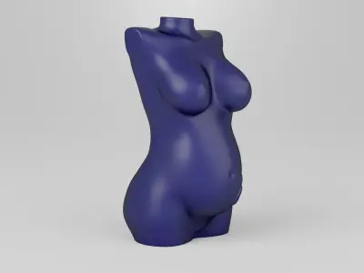 Female torso 2 3D print model