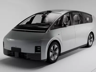 Li Auto Mega 2024 Low-poly 3D model